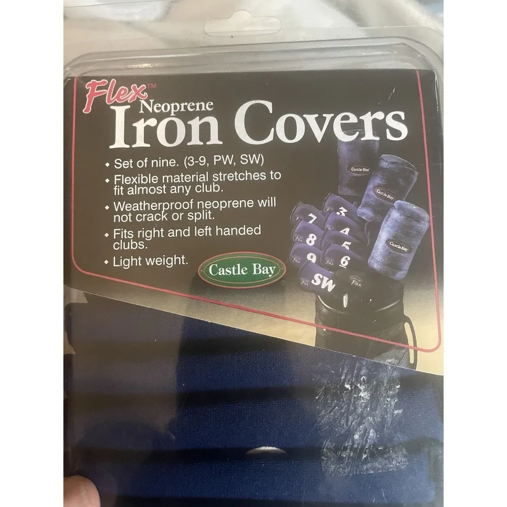 Castle Bay Iron Flex Neoprene Iron Covers Blue New In Package